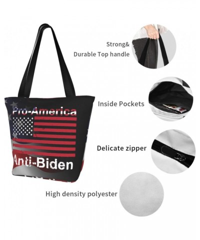 Pro America Anti Biden Fashion Shoulder Bag Large Capacity For Man Or Woman $18.75 Totes