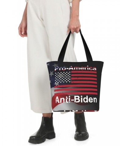 Pro America Anti Biden Fashion Shoulder Bag Large Capacity For Man Or Woman $18.75 Totes