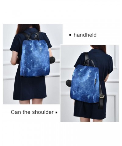 Deep Outer Space Galaxy Women Backpack Purse Anti-theft Casual Shoulder Bag Fashion Ladies Bags $24.35 Backpacks