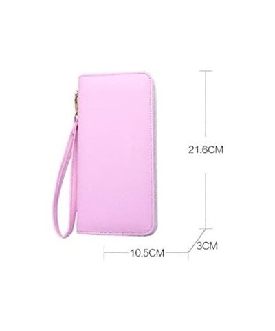 Quality Soft Leather Safe Purse Multi Credit Card, Women Clutch Wallet with Zip Pocket, Simple Multifunctional (3-Pack) D $43...