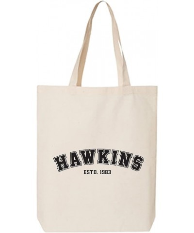 Hawkins ESTD.1983 Cotton Canvas Tote Bag Natural $11.96 Totes