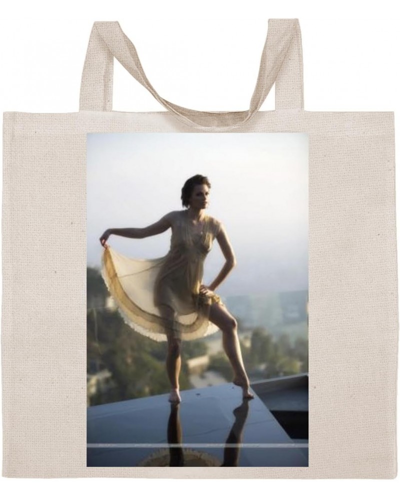 Stana Katic - Cotton Photo Canvas Grocery Tote Bag IDPP581626 $20.08 Totes