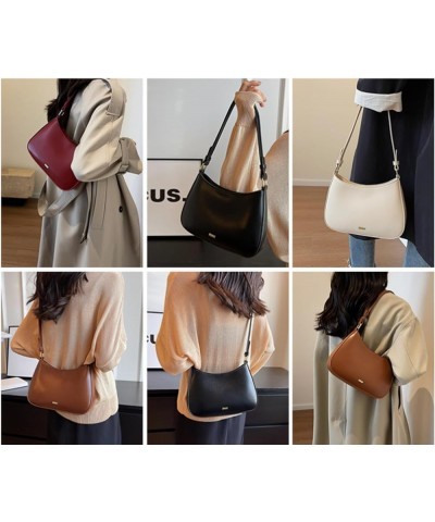 Red Underarm Shoulder Bags For Women New Texture Leather Crossbody Bag Luxury Designer Wedding Bride Handbags Trend White $28...