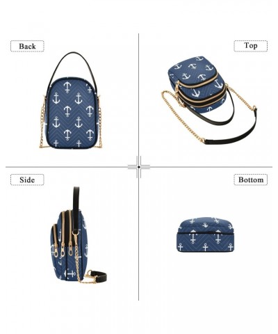 Anchors Crossbody Bags for Women with Shoulder Strap Multi Pocket Cell Phone Purse Trendy Shoulder Handbags Wallet Familly Fr...