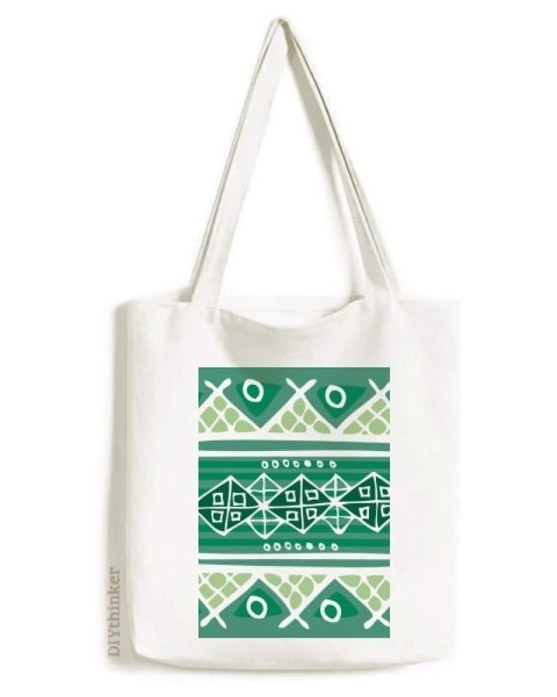 Green Hills Mexico Totems Ancient Civilization Tote Canvas Bag Shopping Satchel Casual Handbag $13.64 Totes