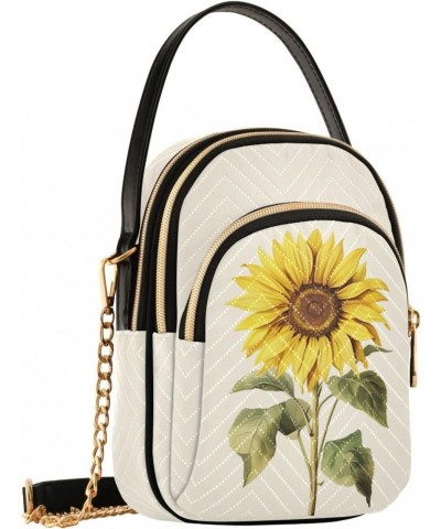 Sunflower Small Crossbody Bags for Women Cell Phone Shoulder Purse Handbags Wallet 21216263 $12.15 Crossbody Bags