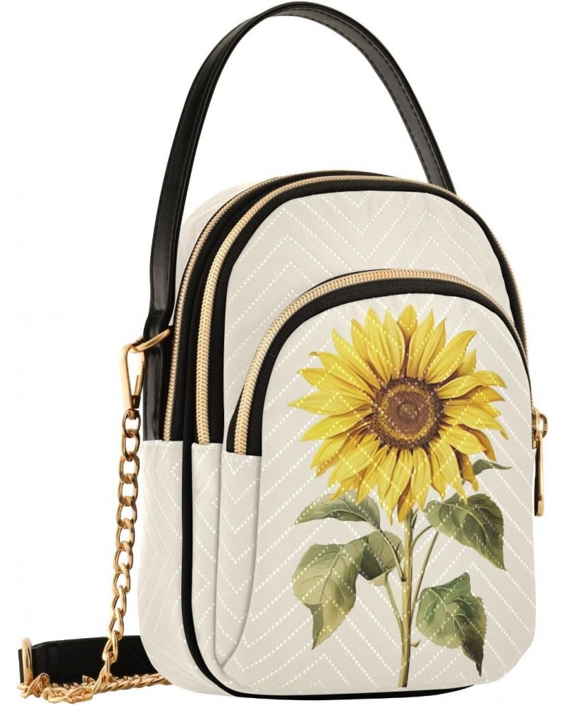 Sunflower Small Crossbody Bags for Women Cell Phone Shoulder Purse Handbags Wallet 21216263 $12.15 Crossbody Bags