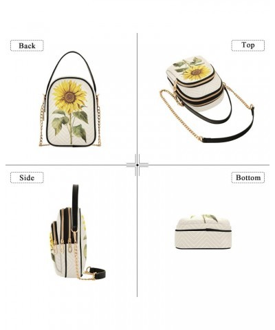 Sunflower Small Crossbody Bags for Women Cell Phone Shoulder Purse Handbags Wallet 21216263 $12.15 Crossbody Bags