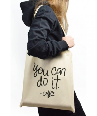 Coffee Lover Motivation Quote Tote bag for Women And Men Graphic Shoulder Bags Casual Cloth Purses and Aesthetic Handbags $18...