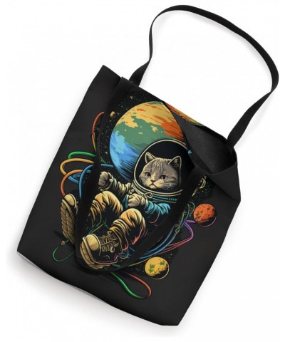 Funny astraunot cat Design cat lovers Cool space lover Tote Bag $11.27 Totes