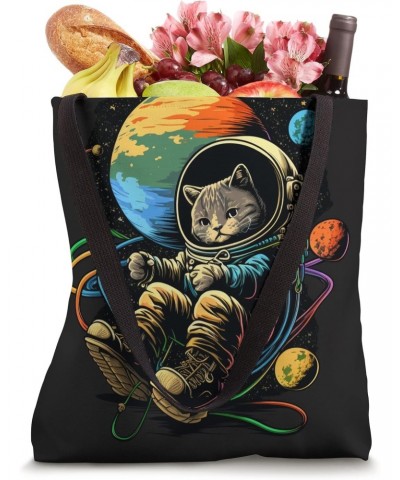 Funny astraunot cat Design cat lovers Cool space lover Tote Bag $11.27 Totes