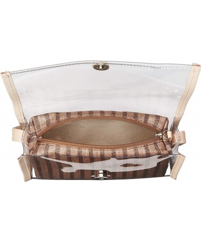 CLEARLEATHER Shoulder E5409 474000 Brown Striped $25.59 Shoulder Bags