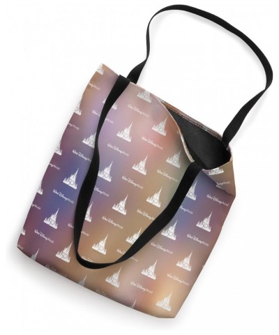 Walt World 50th Anniversary Castle Rainbow Tote Bag $10.80 Totes