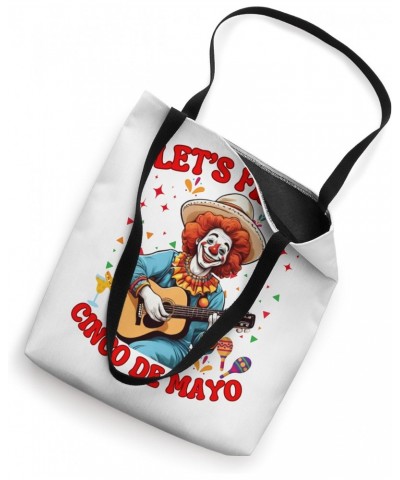 Happy Clown Classic Guitar Cinco De Mayo Sombrero Poncho Tote Bag $12.23 Totes