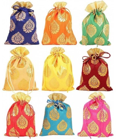 DryFruit Potli Return Gift for Mehndi Favor, Elegant Potli Purse for Gift Packing Women handbag Shagun Pouch Jewellery Pouch ...