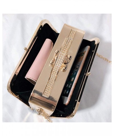 Women Clutch Bag Evening Purse with, Evening Party Crossbody Bag Cocktail Banquet Handbags Black $33.77 Handbags