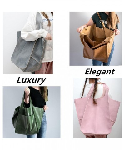 Women Oversize Weekender Leather Handbags,Oversize Designer Pu Bucket Tote,Hobo Bag Shoulder Bag,for Casual,Shopping,Working....