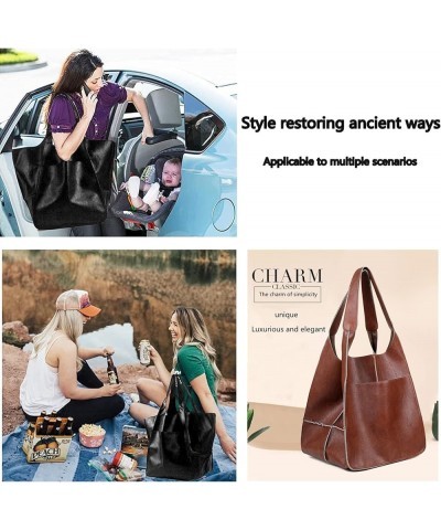 Women Oversize Weekender Leather Handbags,Oversize Designer Pu Bucket Tote,Hobo Bag Shoulder Bag,for Casual,Shopping,Working....