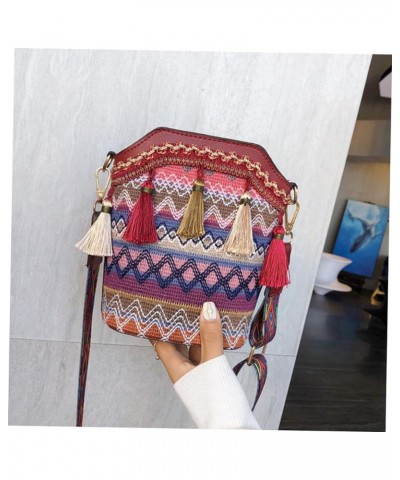 Bucket Bag Shoulder Bags Messenger Bag Korean Version Miss Red $9.57 Shoulder Bags