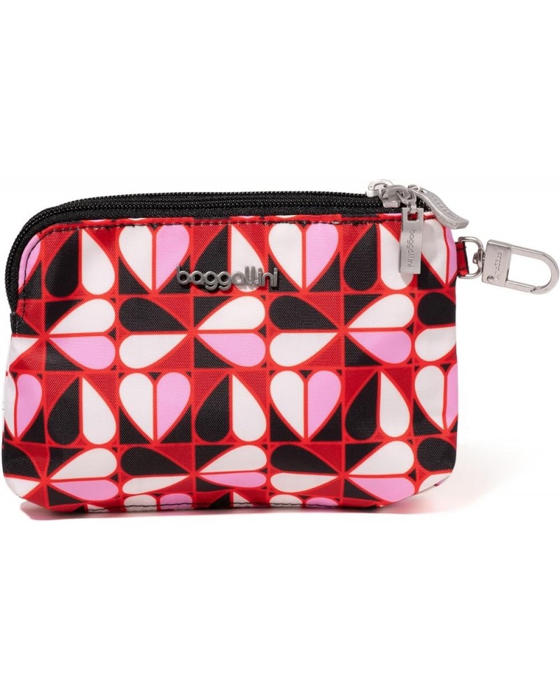 Women's Go Daily RFID Pouch Geo Heart $14.37 Crossbody Bags