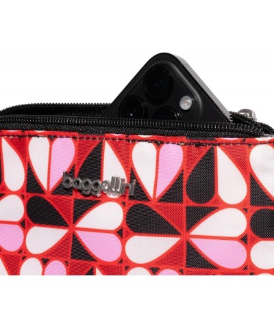 Women's Go Daily RFID Pouch Geo Heart $14.37 Crossbody Bags