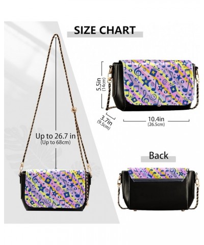 Crossbody Bags for Women Trendy Women's Black Shoulder Bag Small PU Leather Flap Cross Body Bag Handbags Pattern23 $18.85 Cro...