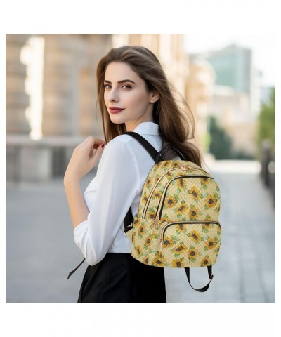 Sunflower Women's Backpack Wallet Casual Small Backpack Fashion Women's Travel Bag School Backpack Color052 Medium $16.73 Bac...