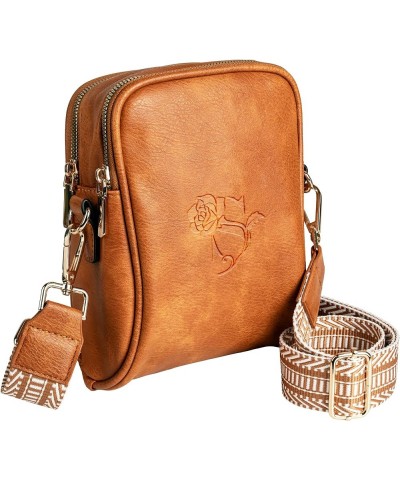 Initial Cross Body Small Purses, Personalized Crossbody Cell Phone Bag with Adjustable Strap S-2 $12.00 Crossbody Bags