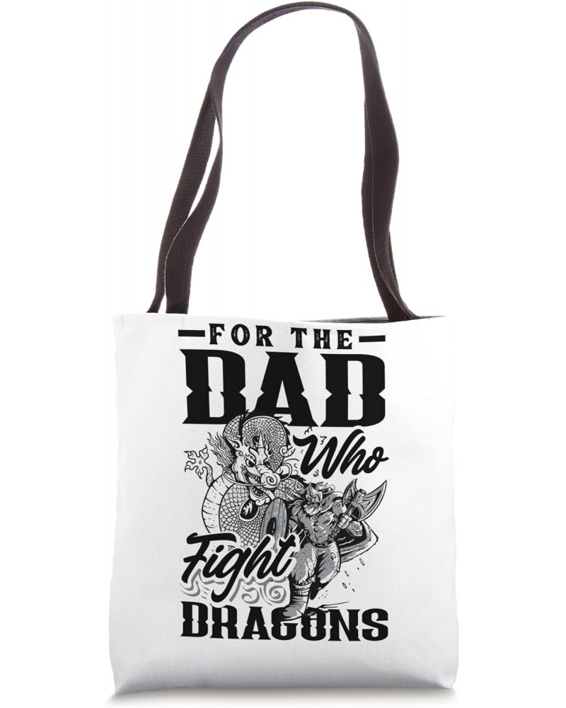 Norse Dad Legendary Viking Father's Day Valiant Tote Bag $13.74 Totes