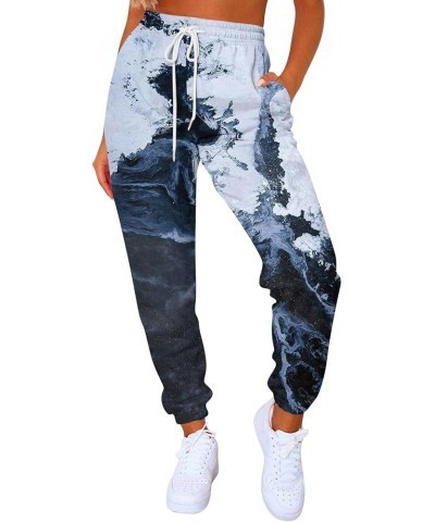 Womens Cargo Sweatpants Baggy Elastic Loose Pants Warm Casual Casual Loose Trousers Drawstring for Yoga Sweat Pants 1-dark Gr...