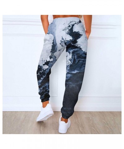 Womens Cargo Sweatpants Baggy Elastic Loose Pants Warm Casual Casual Loose Trousers Drawstring for Yoga Sweat Pants 1-dark Gr...