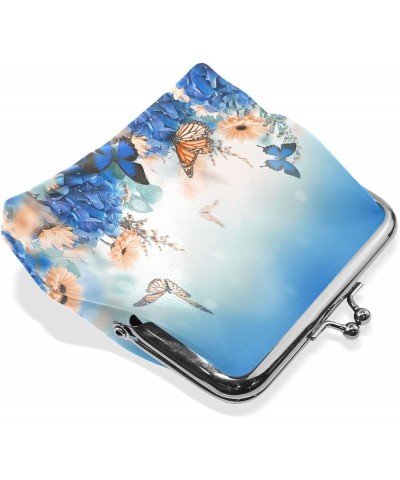 Leather Kiss-Lock Coin Purse Wallet Portable Clutch bag For Women Girls Colour3 $11.03 Wallets