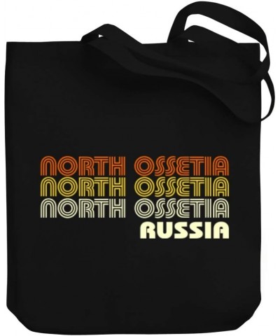 Retro Color North Ossetia Canvas Tote Bag 10.5" x 16" x 4 $20.00 Totes