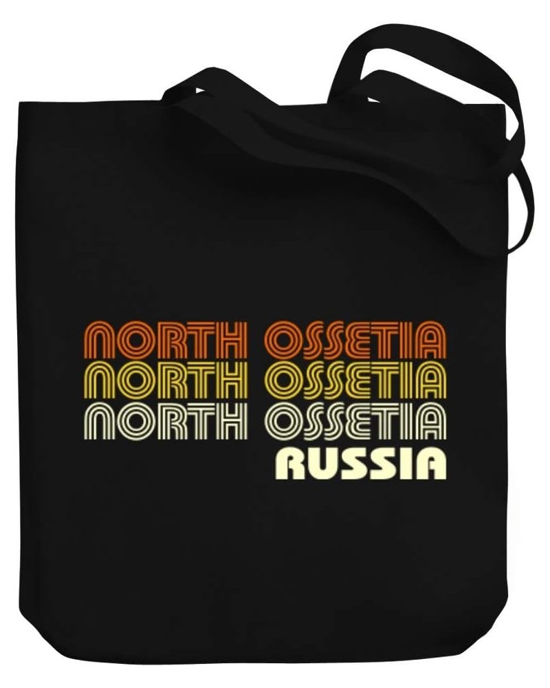 Retro Color North Ossetia Canvas Tote Bag 10.5" x 16" x 4 $20.00 Totes