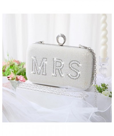 Rhinestone Clutch Bag Bride Clutch Purse Diamond Evening Bag Bride Purse Embellished Jewels Rhinestone Box Bag Gift Mrs $11.6...