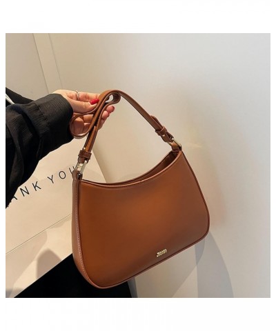 Shoulder Bag for Women Y2K Crossbody Bag Vegan Leather Handbags Hobo Tote Retro Underarm Bag Zipper Closure Purse Brown $12.6...