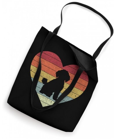 Bichon Frisé Dog Retro Heart Design Tote Bag $14.74 Totes