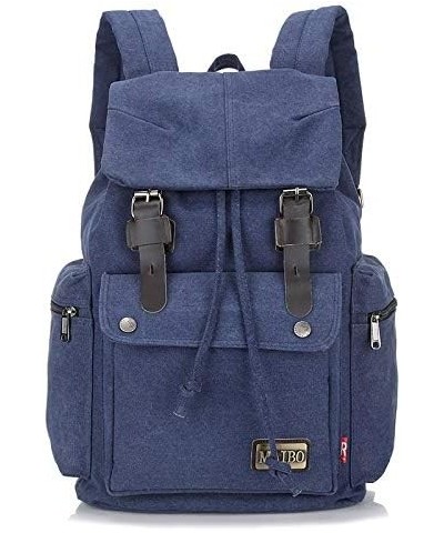 CANVAS BACKPACK CASUAL OUTDOOR TRAVEL BACKPACK LARGE CAPACITY BAG, BLACK, 30 * 20 * 45CM Brown $29.16 Backpacks