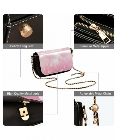 Pink Love Heart Crossbody Bag for Women Girls,Leather Cross Body Purses Chain Strap Handbags Shoulder Bag $16.80 Crossbody Bags