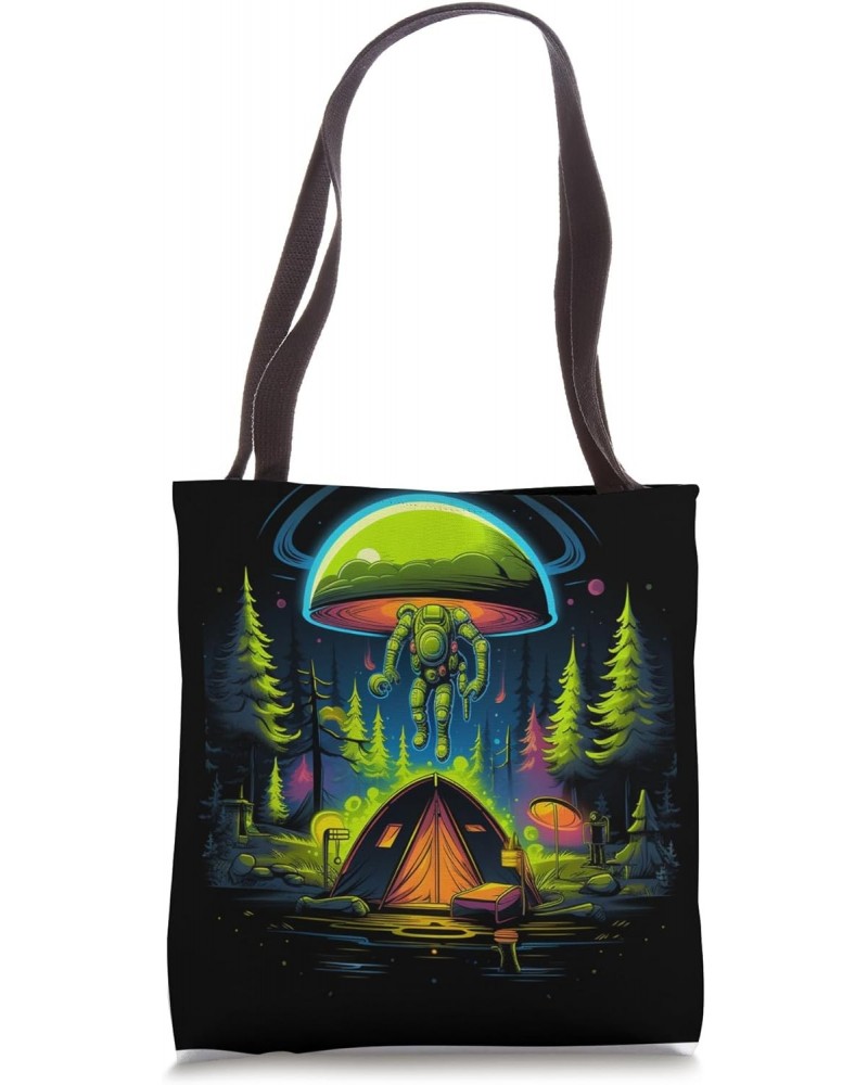 Camping UFO Gear Alien Abduction Tote Bag $9.26 Totes