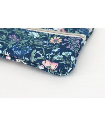 DDintex FLORET LONDON 3 Zipper Pouch 02 Rachel Medu Rachel Medu Navy $15.54 Clutches