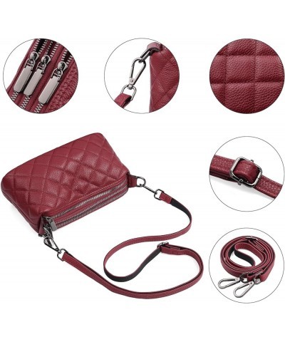 Crossbody Purses for Women Medium Dome Crossbody Bag Shoulder Bag with Tassel Zipper Pocket Adjustable Strap B03 Red-wine $18...