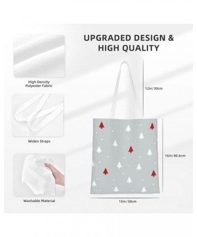 Merry Christmas Single Shoulder Fashion Canvas Tote Shopping Bags Handbags For Men And Women Merry Christmas29 $10.13 Totes