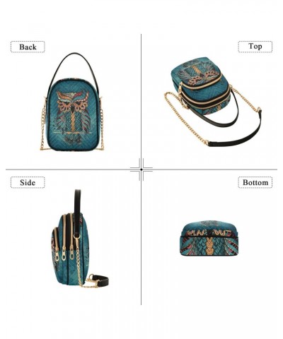 Small Crossbody Bags for Women Trendy Owl Print Boho Ethnic Travel Sling Bag Women's Crossbody Handbags Satchel Bags $13.51 S...