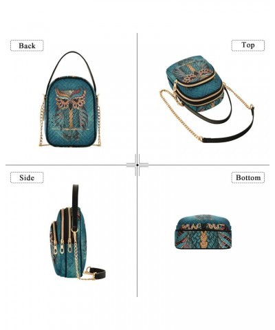 Small Crossbody Bags for Women Trendy Owl Print Boho Ethnic Travel Sling Bag Women's Crossbody Handbags Satchel Bags $13.51 S...