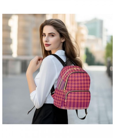 Red Green Square Women's Backpack Wallet Casual Small Backpack Fashion Women's Travel Bag School Backpack Color260 Small $19....