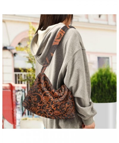 Halloween Women Shoulder Bag, Shoulder Bags for Women, Autumn Handbags Halloween-1 $13.49 Shoulder Bags