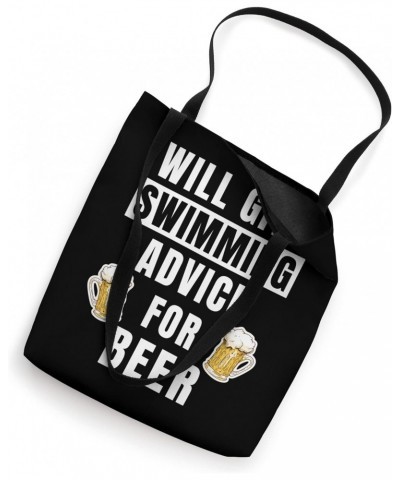 Swimming Advice For Beer Swim Sports Funny Swimming Coach Tote Bag $11.59 Totes