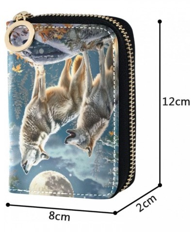 RFID Credit Card Holder Cute Sloth Leather With Zipper Card Case Wallet for Women Girls Color 16 $11.01 Wallets