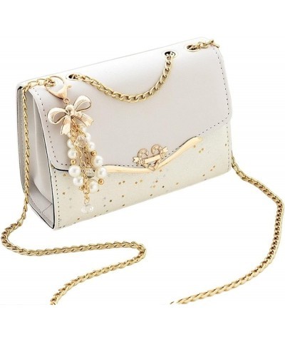 Small Crossbody Shoulder Bag For Women,Cellphone Bags Card Holder Wallet Purse And Handbags White $20.64 Shoulder Bags